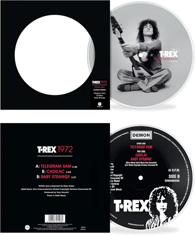 Marc Bolan & T. Rex Telegram Sam/Cadilac/Baby… - LTD (7") 