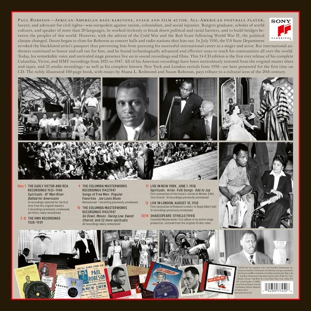 Paul Robeson Voice Of Freedom (14CD) 