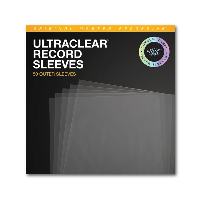 Mobile Fidelity plastcover, klar type Høykvalitets polythen plastcover 50-pack 