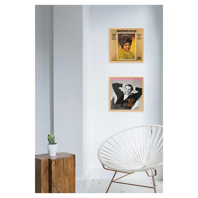 Dynavox CF1 Show And Listen LP-ramme for vegg, lys trefinish 