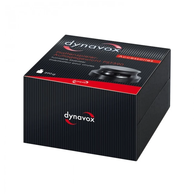Dynavox PST420 platestrammer, svart Platestrammer/clamp, vekt 420 gram 