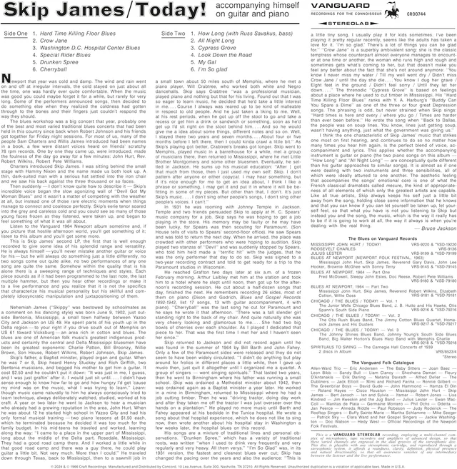 Skip James Today! - LTD (LP) 