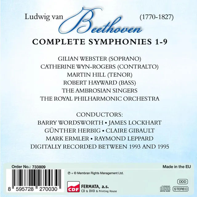 The RPO Beethoven: The Symphonies (6CD) 