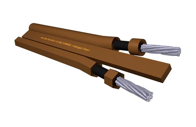 Van Den Hul D-352 Hybrid, 2x4 m Stereosett høyttalerkabel, bananplugger 