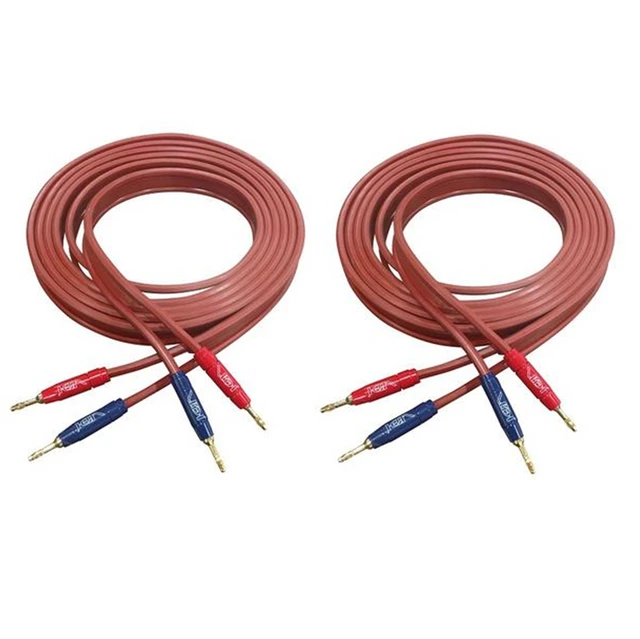 Van Den Hul Magnum Hybrid, 2x2,5 m Stereosett høyttalerkabel, bananplugger 