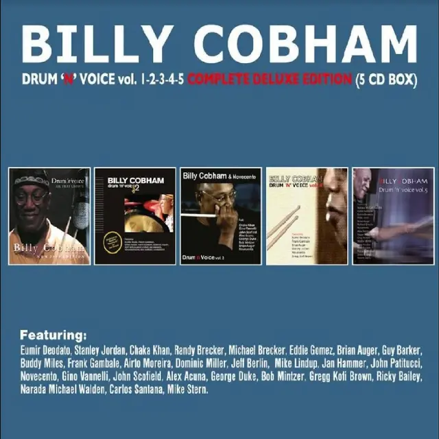 Billy Cobham Drum 'N' Voice Vol. 1-2-3-4-5… (5CD) 