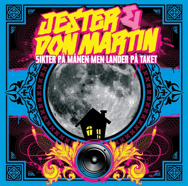 Jester & Don Martin Sikter På Månen Men… - LTD FARGET (LP) 