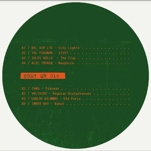 Diverse Artister COD3 QR 016 (12") 