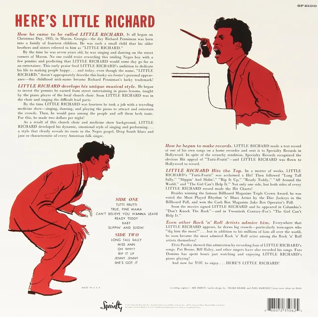 Little Richard Here's Little Richard (Mono) (LP) 