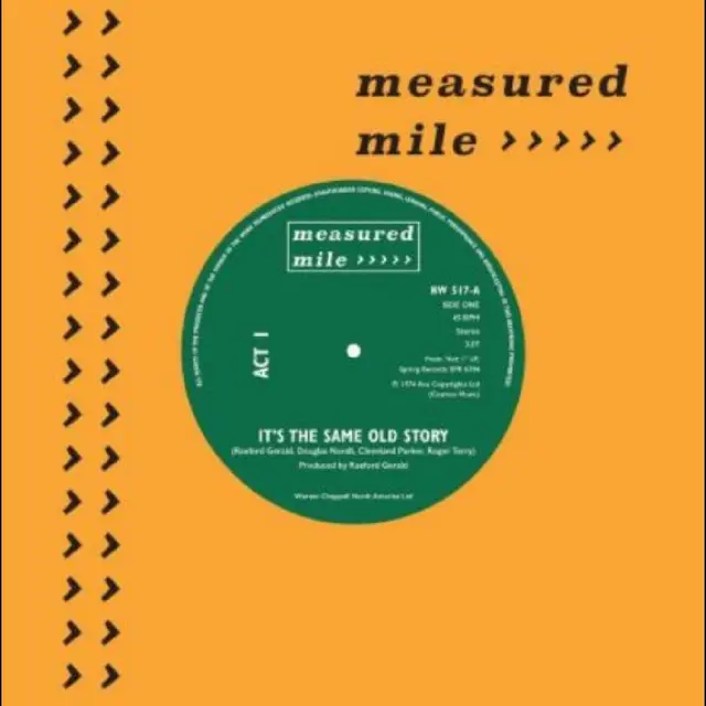 Act 1/Ivano Fossati It's The Same Old Story/Night Of… (7") 
