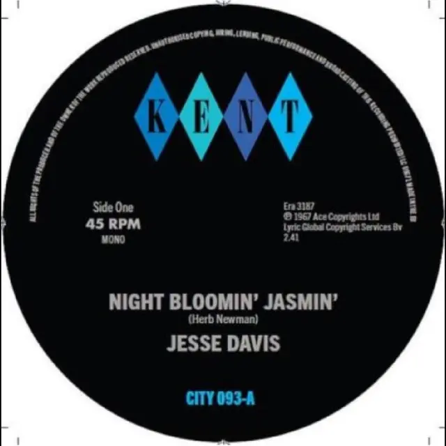 Jesse Davis/Gus Jenkins Night Bloomin' Jasmin'/Tricky Too (7") 