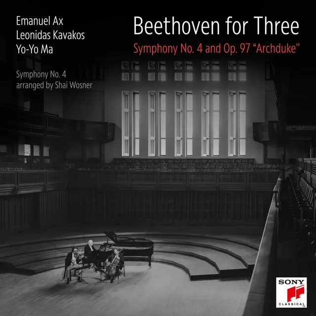 Emanuel Ax/Leonidas Kavakos/Yo-Yo Ma Beethoven For Three: Symphony No. 4 (CD) 