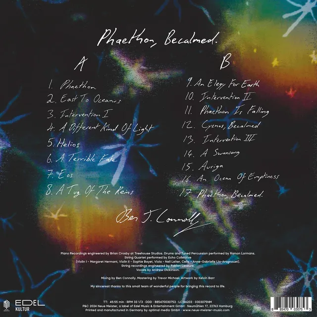 Ben J. Connolly Phaethon, Becalmed (LP) 