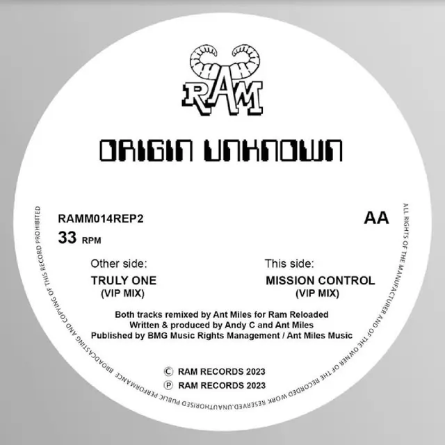 Origin Unknown Truly One/Mission Control (12") 