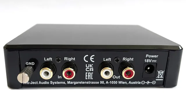 Pro-Ject Phono Box E, Svart Budsjett MM RIAA-trinn 