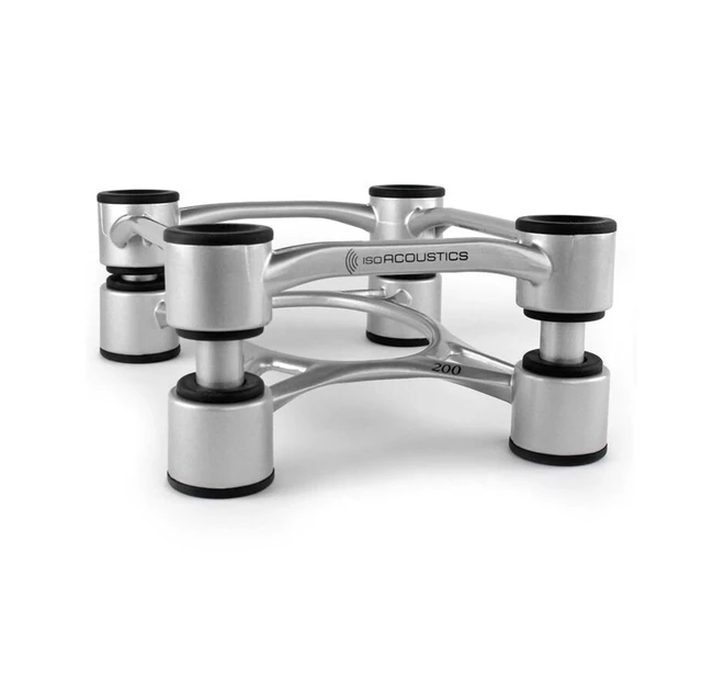 IsoAcoustics Aperta 200, sølv Isolasjonsstativ, opptil 34 kg, pr par 