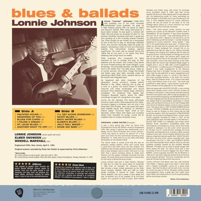 Lonnie Johnson Blues & Ballads - LTD (LP) 