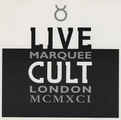 The Cult Live Cult, Marquee London MCMXCI (2CD)