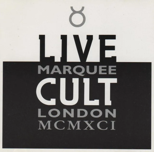The Cult Live Cult, Marquee London MCMXCI (2CD) 