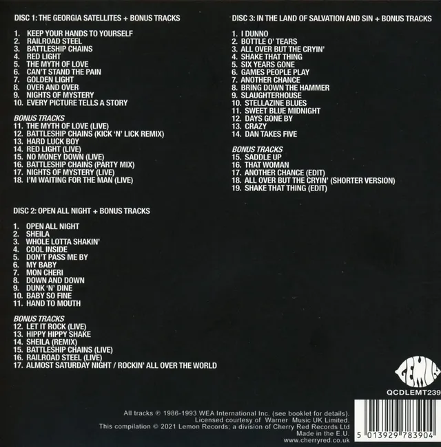 Georgia Satellites Ultimate Georgia Satellites (3CD) 