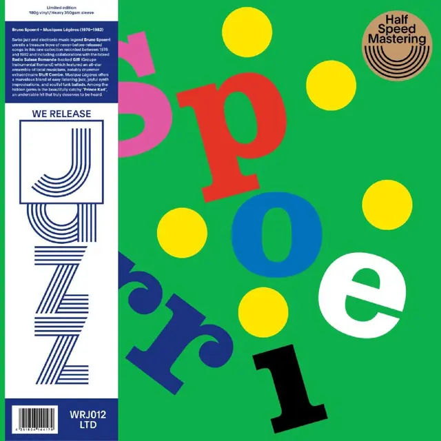 Bruno Spoerri Musiques Légères (1976-1982) (LP) 