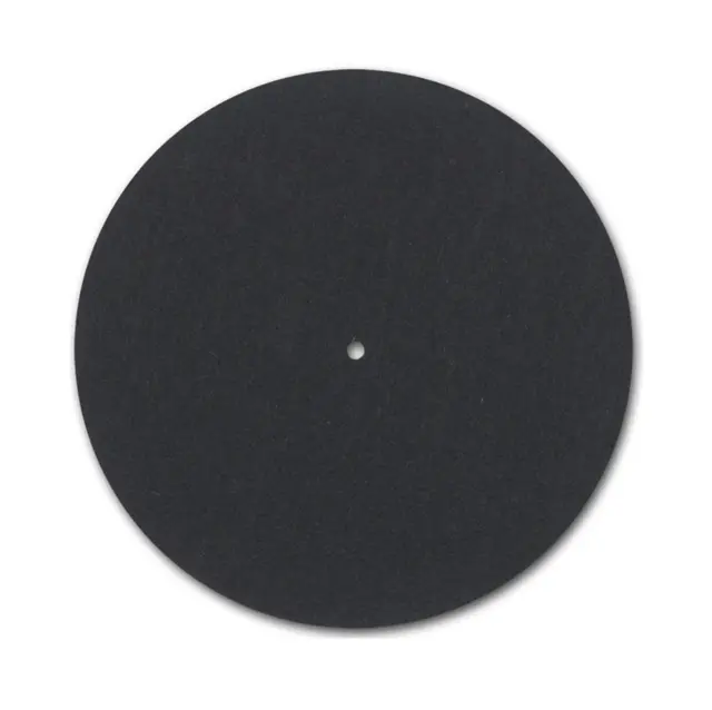 Rega filtmatte, svart Platespillermatte, 100% ull 