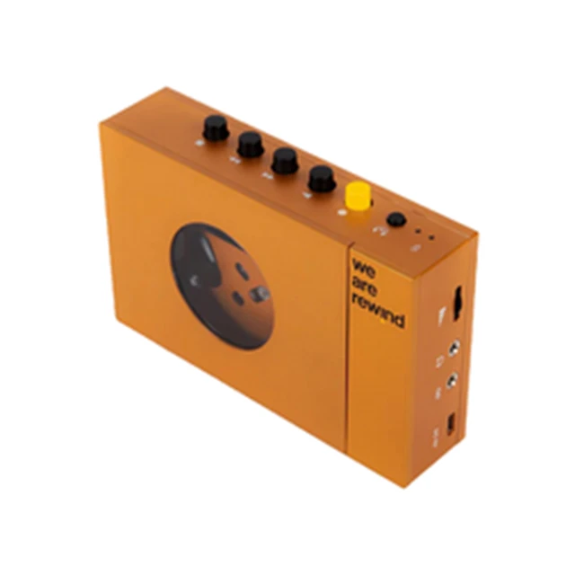 We Are Rewind, kassettspiller- Serge Bluetooth, oppladbare batterier, oransje 
