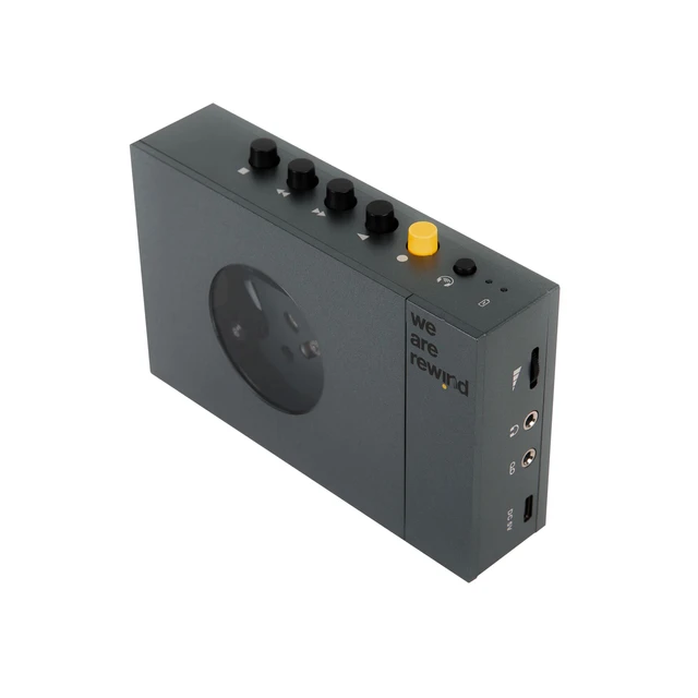 We Are Rewind, kassettspiller - Keith Bluetooth, oppladbare batterier, grafitt 