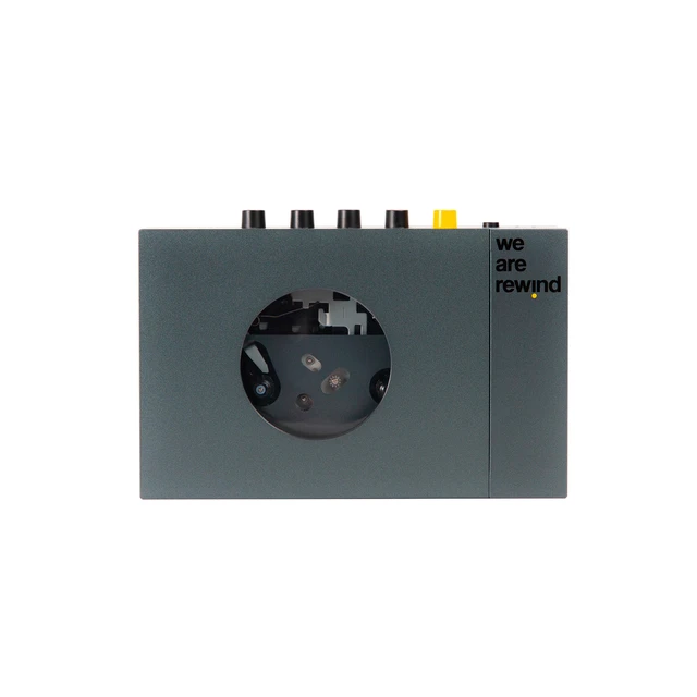 We Are Rewind, kassettspiller - Keith Bluetooth, oppladbare batterier, grafitt 