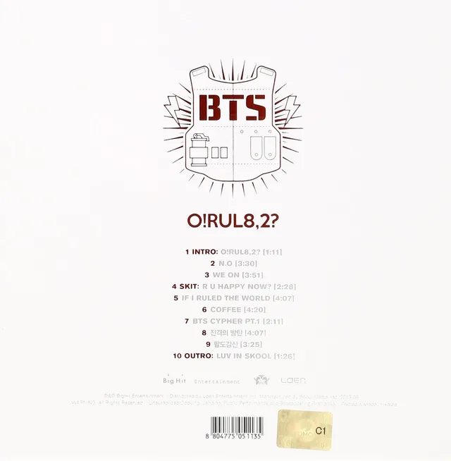 BTS O!RUL8,2? (CD) 