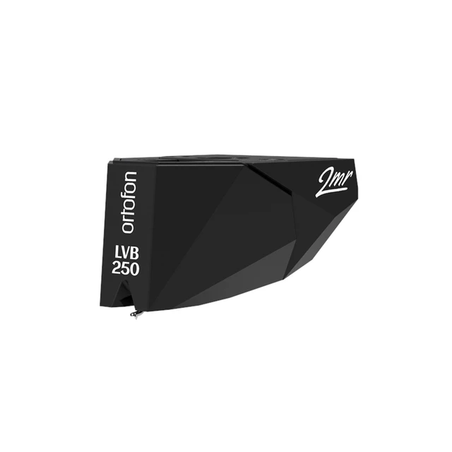 Ortofon 2MR Black LVB250, MM-pickup Passer til Rega, Boron/Nude Shibata 