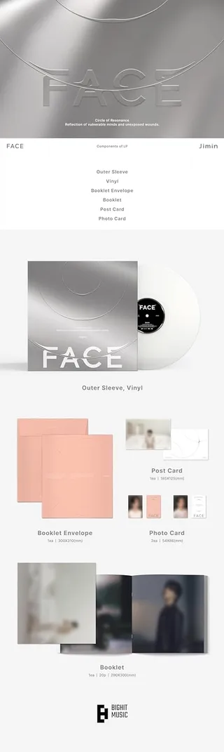 Jimin FACE - LTD (LP) 