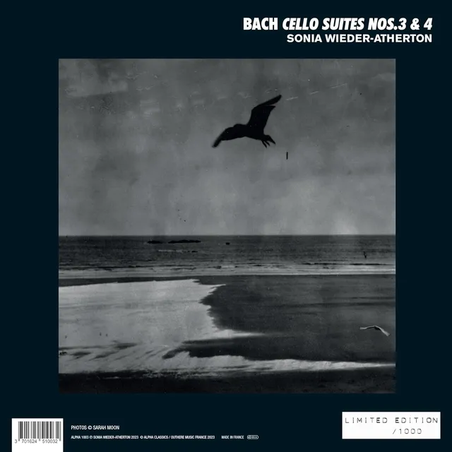 Sonia Wieder-Atherton J.S. Bach: Cello Suites Nos. 3 & 4 (2LP) 