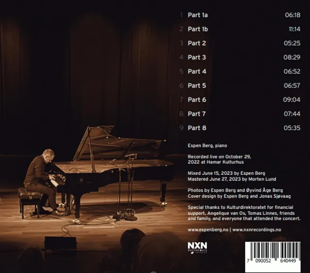 Espen Berg The Hamar Concert (CD) 