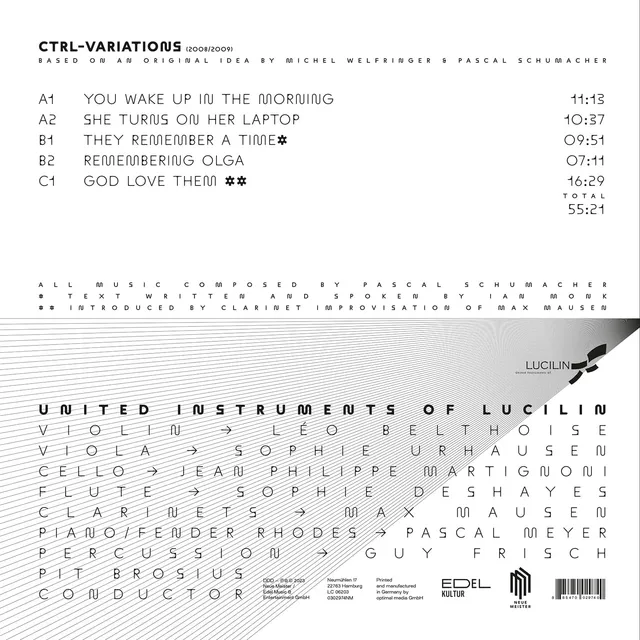 Pascal Schumacher CTRL Variations (2LP) 