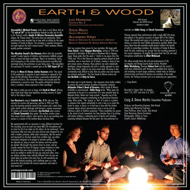 Smoke & Mirrors Percussion Ensemble Earth & Wood (LP) 