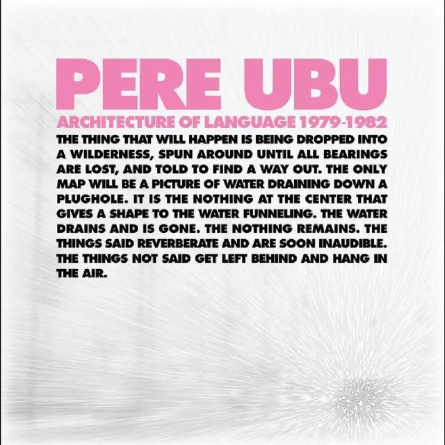 Pere Ubu Architecture Of Language: 1979-… (4CD) 