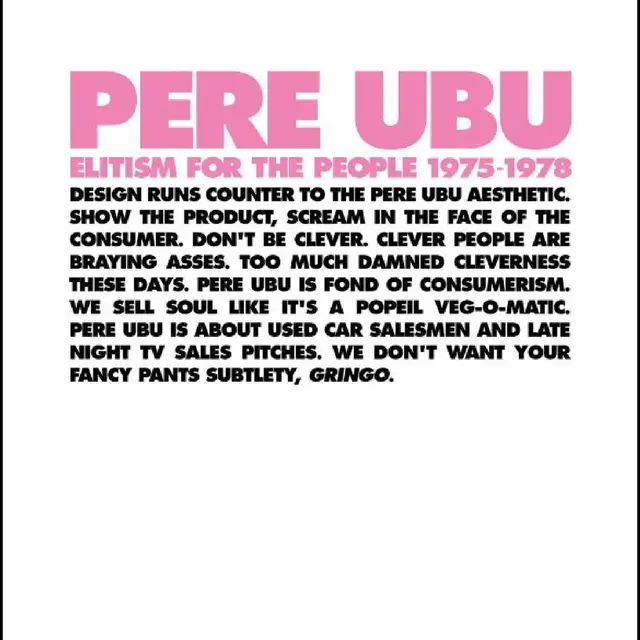 Pere Ubu Elitism For The People: 1975-1978 (4CD) 