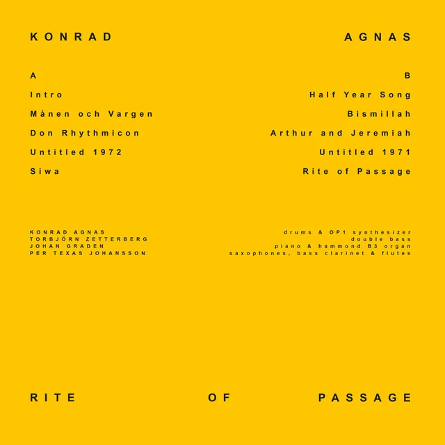 Konrad Agnas Rite of Passage (LP) 