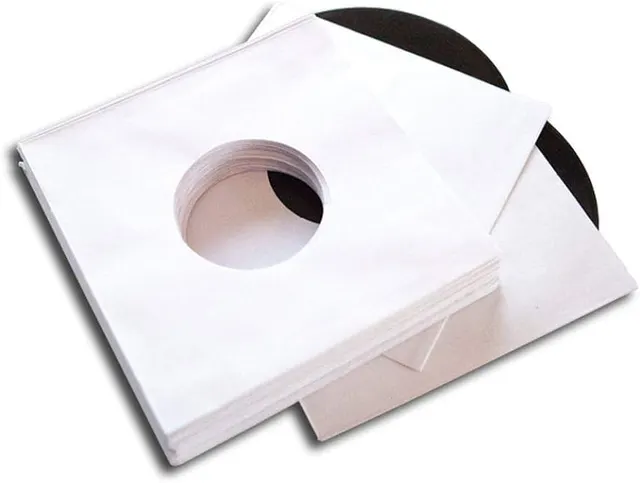 Innercover for single / 7" 100-pack / Ikke foret på innsiden 