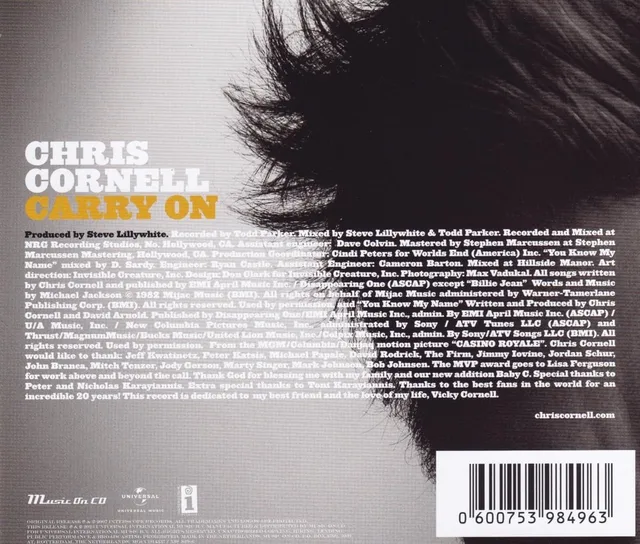 Chris Cornell Carry On (CD) 