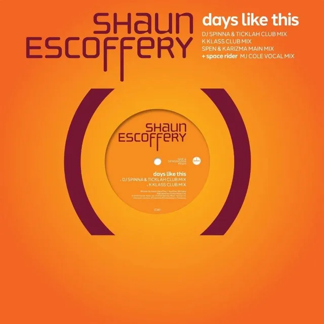 Shaun Escoffery Days Like This (12") 