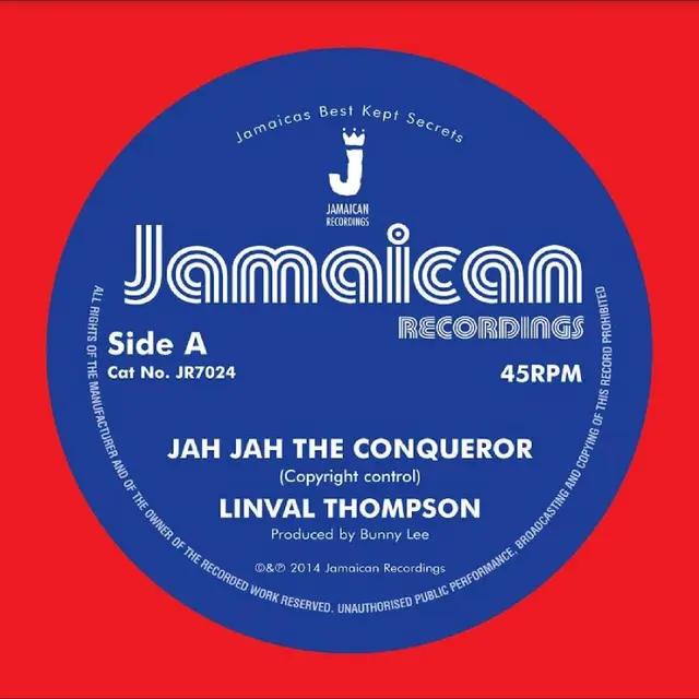 Linvall Thompson Jah Jah The Conqueror/Version (7") 