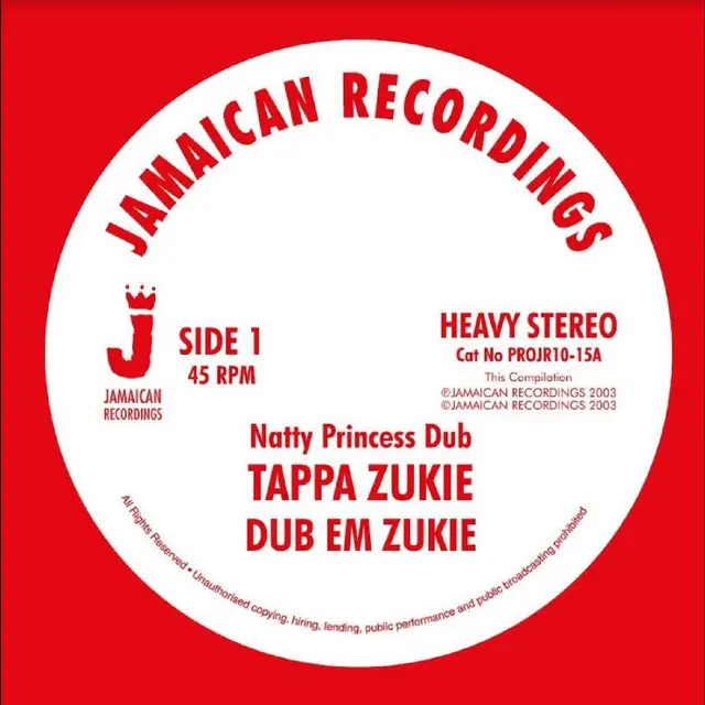 Tapper Zukie Natty Princess Dub/Rock You Rock… (10") 