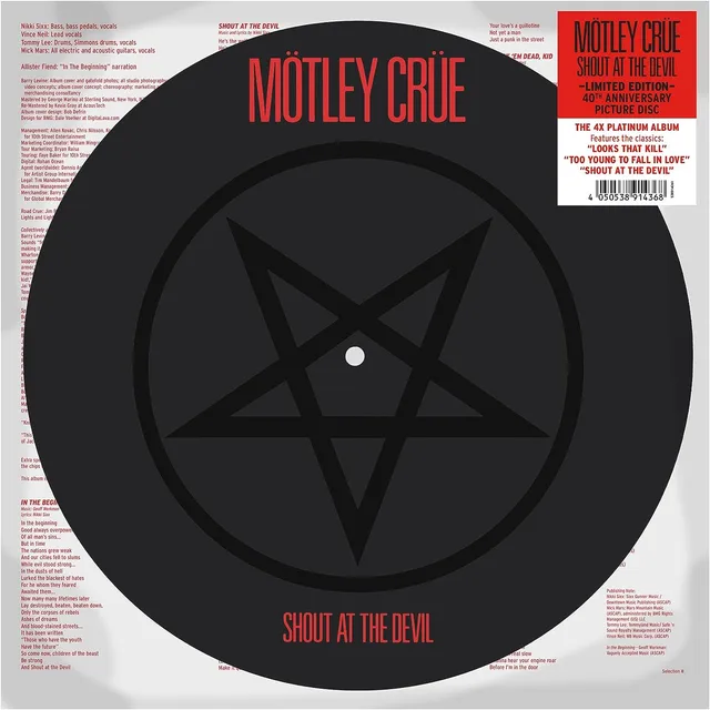 Mötley Crüe Shout At The Devil: 40th… - LTD (LP) 