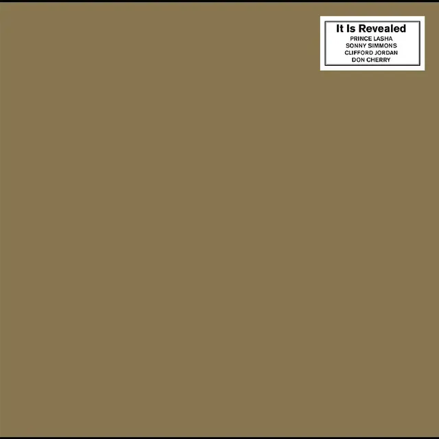 Prince Lasha/Sonny Simmons… It Is Revealed (LP) 