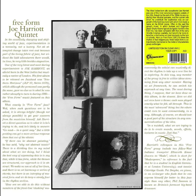 Joe Harriott Quintet Free Form - LTD (LP) 