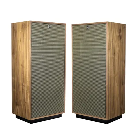 Klipsch Forte IV, valnøtt 3-veis hornhøyttaler, 12/15" bass, 99 dB