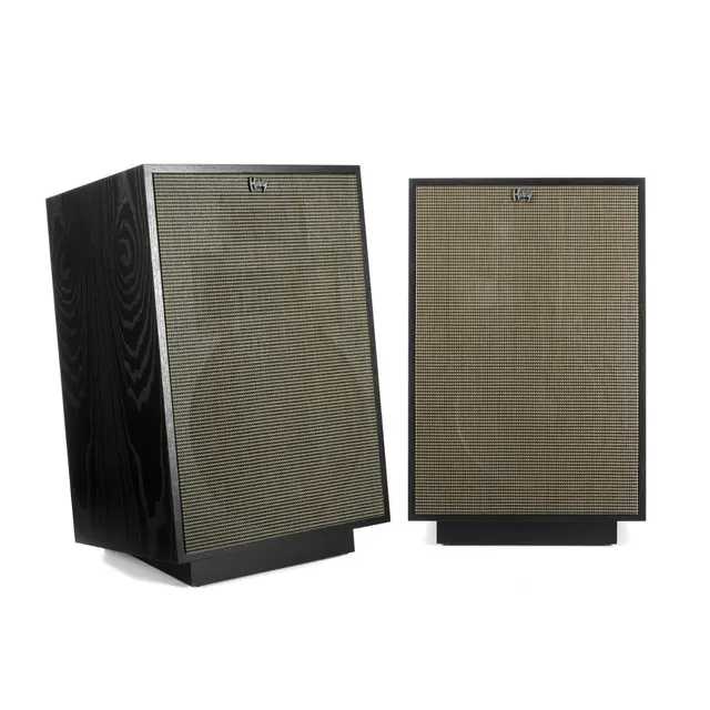 Klipsch Heresy IV, svart ask 3-veis hornhøyttaler, 12" bass, 99 dB 