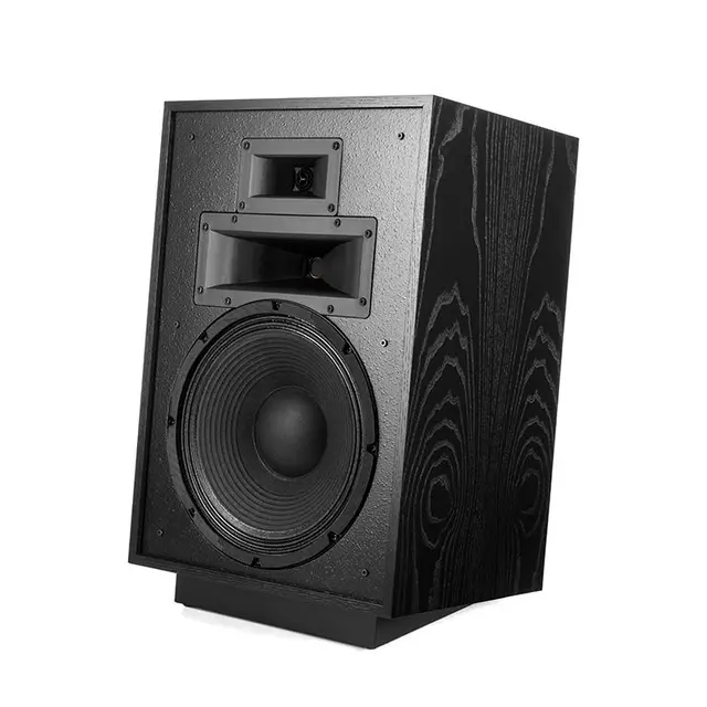 Klipsch Heresy IV, svart ask 3-veis hornhøyttaler, 12" bass, 99 dB 